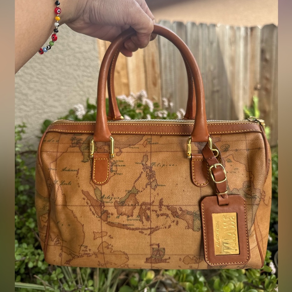 ALVIERO MARTINI 1ª Classe Geo Classic Boston Bag - Picture 2 of 13